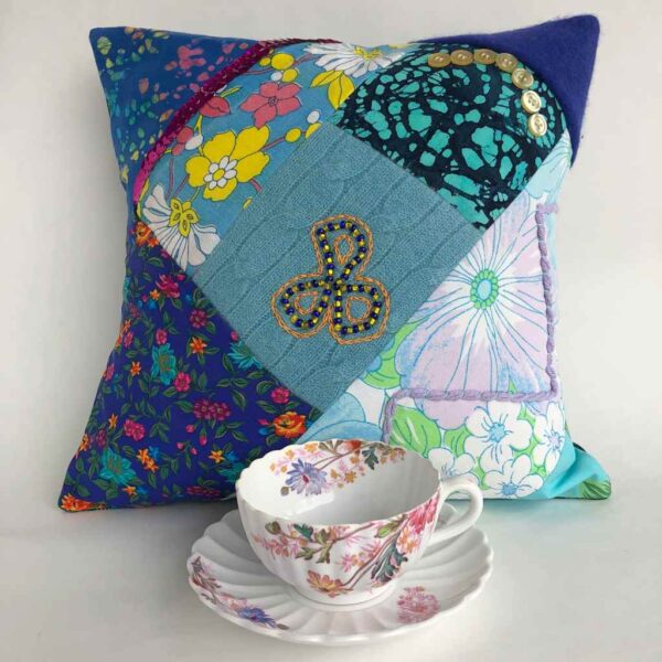 Flowery Blues Cushion Cover 7