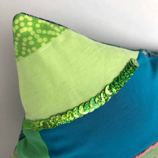 Green Textures Cushion Cover 6