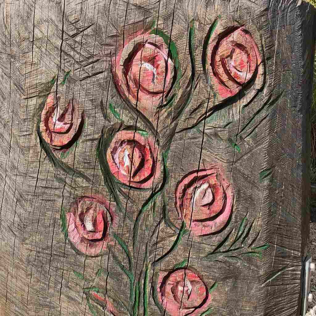 Eins und Alles Carved Roses Artwork Germany