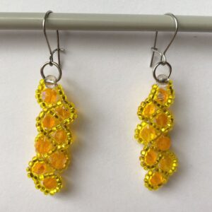 Daily Sunshine Beaded Earrings 1